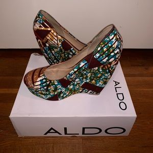 Multi color Aldo Forwood wedges